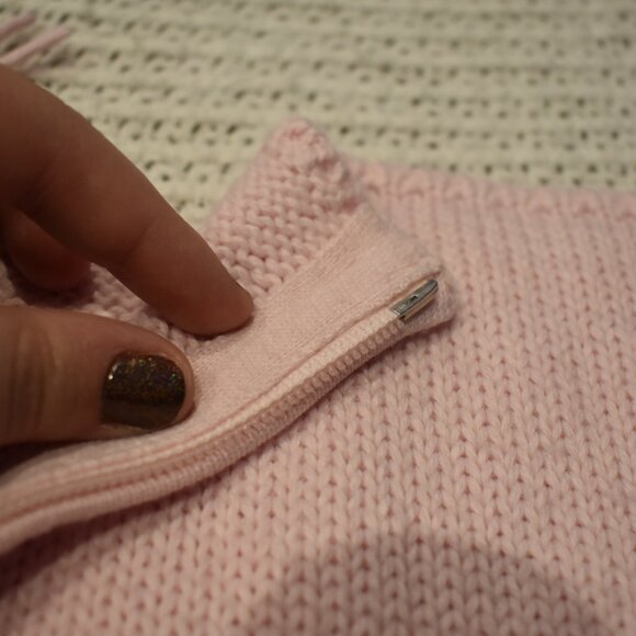 Pastel pink Tabi International sweater cardigan with embroidery - Picture 7 of 9